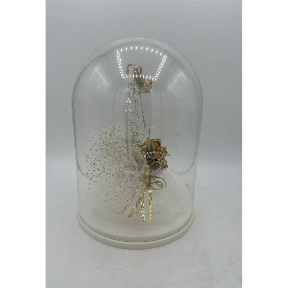 Vintage Cake Topper 50th Anniversary Wedding And Display Case Treasure Masters